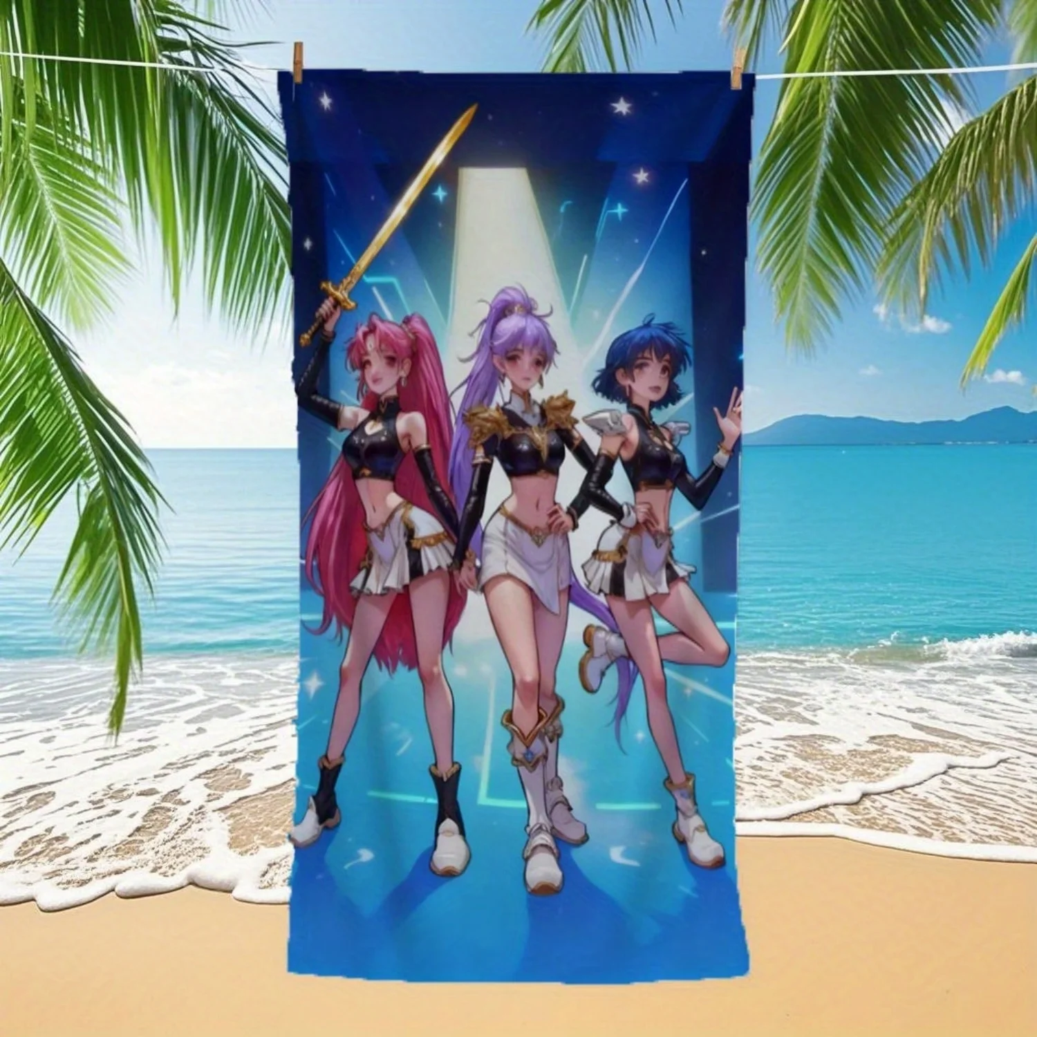 KPOP STAR DREAM Printed Beach Towel Ultra Soft Super Comfortable for Outdoor Use Festival Dance Machine Washable