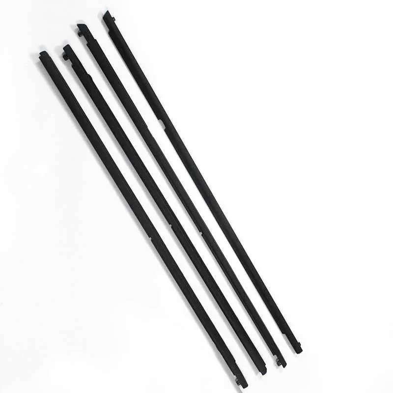 Car Side Window Weather Strip Black Rubber Glass Sealing Strip Moulding for Mazda3 BK Seires Sedan 2004-2009