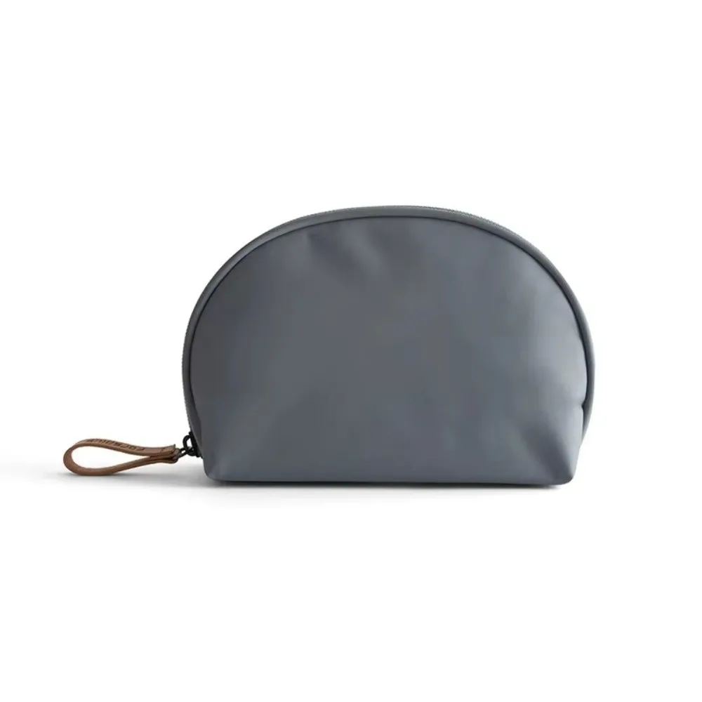 Semicircle Design Cosmetic Bag Small High Quality Travel Bag Solid Color Beauty Essentials Portable Storage Bag For Women Gift