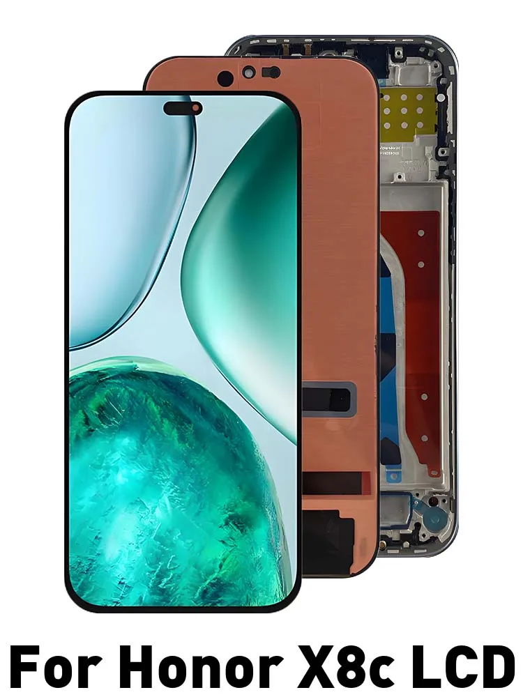 Ecran-tactile-lcd-amoled-de-67-pouces-piece-de-rechange-pour-honor-x8c-assemblage-compatible-avec-abr-lx1-abr-lx2-abr-lx3