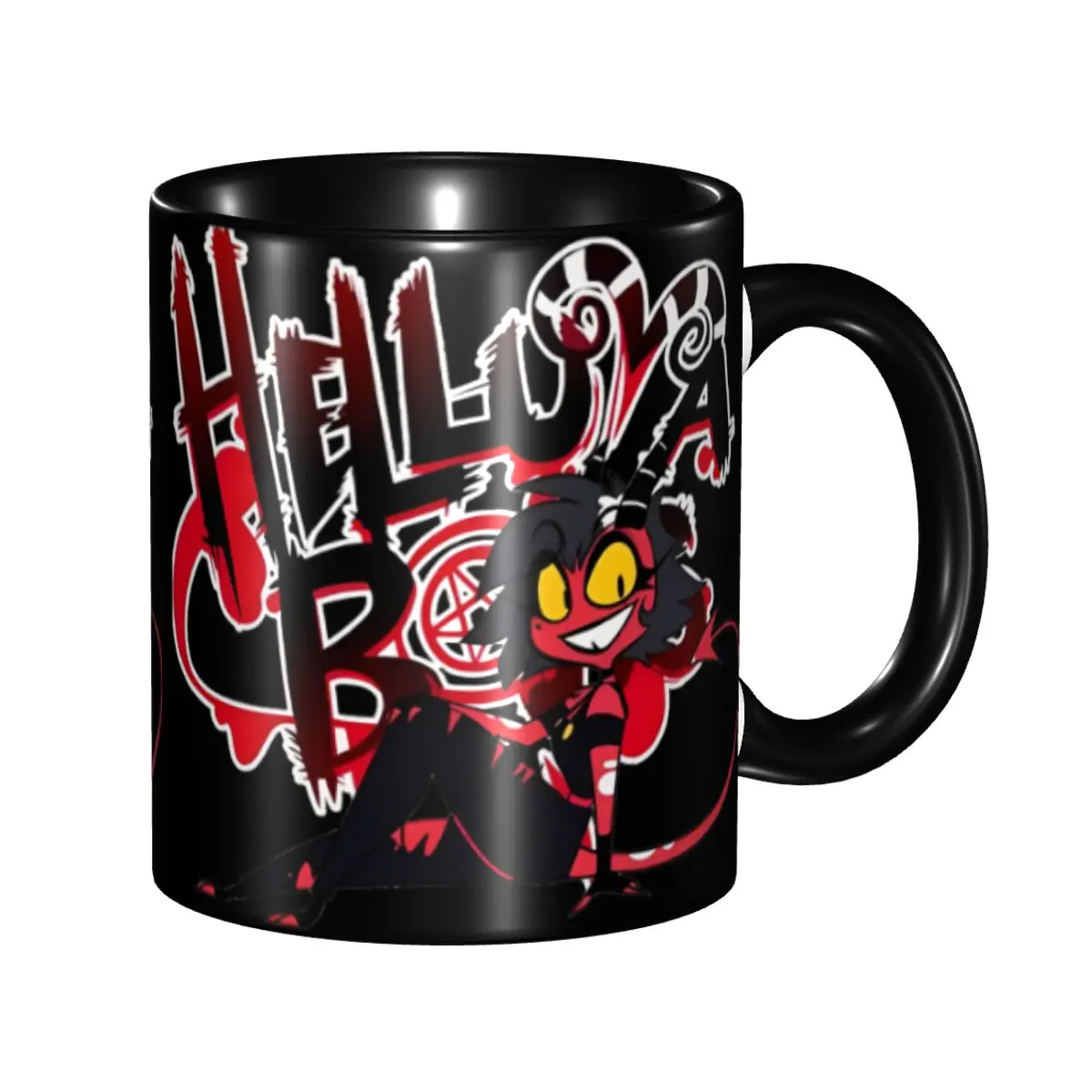H-Helluvas Cute Smile Boss Millie Classic Logo Coffee Mugs Kawaii Cup For Bedroom