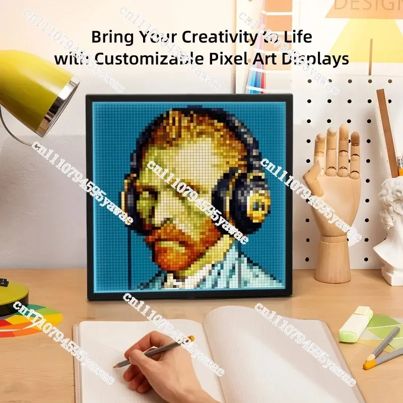 For Divoom Pixoo 64 WiFi 64 X 64 LED Panel For Gaming Room Decoration Pixel Art Display WiFi Cloud Digital Frame
