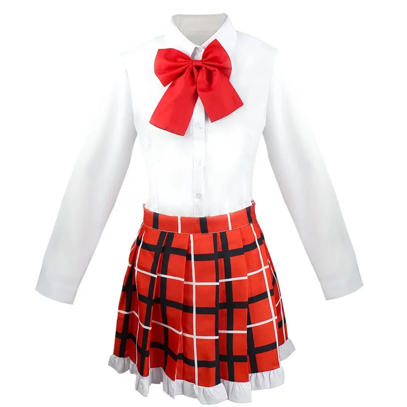 QQ 123 อะนิเมะรักชูนิบโยความหลงผิดอื่นๆทาคานาชิ ริกกะ เดโคโมริ ซานาเอะคอสเพลย์ชุดวิกผมผู้ใหญ่ผู้หญิงกระโปรงชุดสูทฮาล