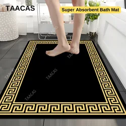 Non-slip Foot Mat Super Absorbent Shower Bath Mat Luxury Bathroom Floor Door Mat Home Decor Kitchen Mat Doormat Entrance Door