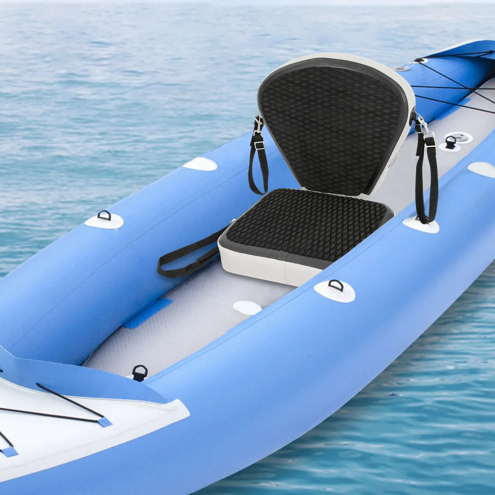 

Black EVA Inflatable Paddleboard Seat Pad - Durable, and Ergonomic for SUP and Kayaking