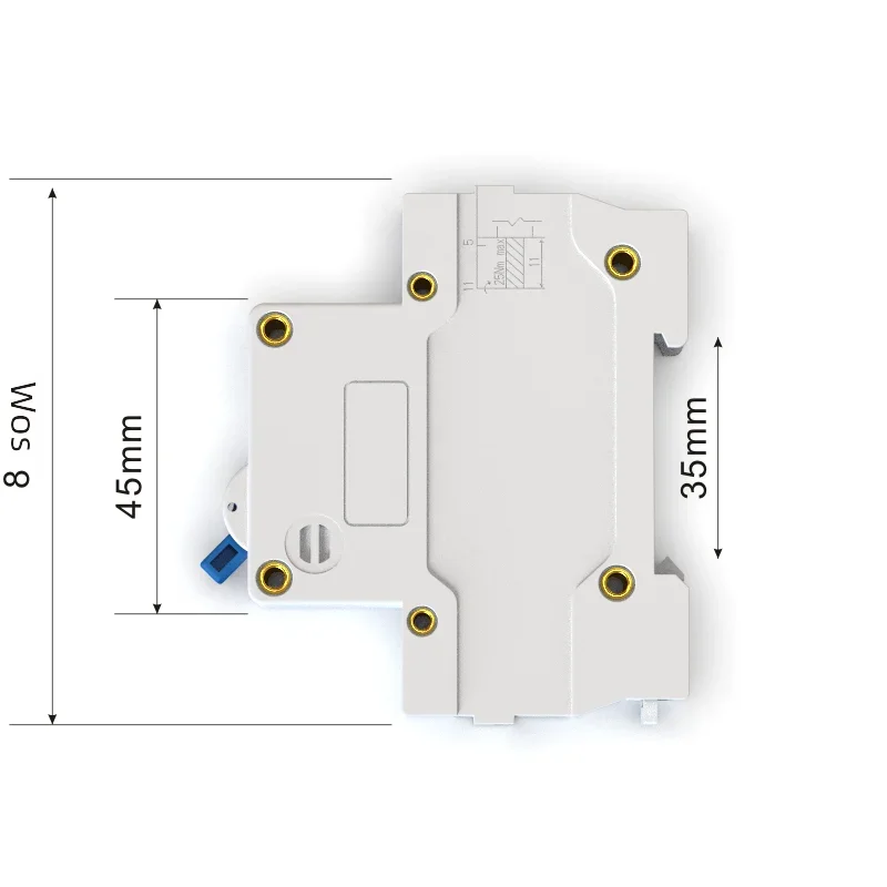 MCB DZ47-63 230V 400V Mini Miniature Circuit Breaker 1P 2P 3P 4P 6A 16A 32A 40A 50A 63A Magnetothermal switch