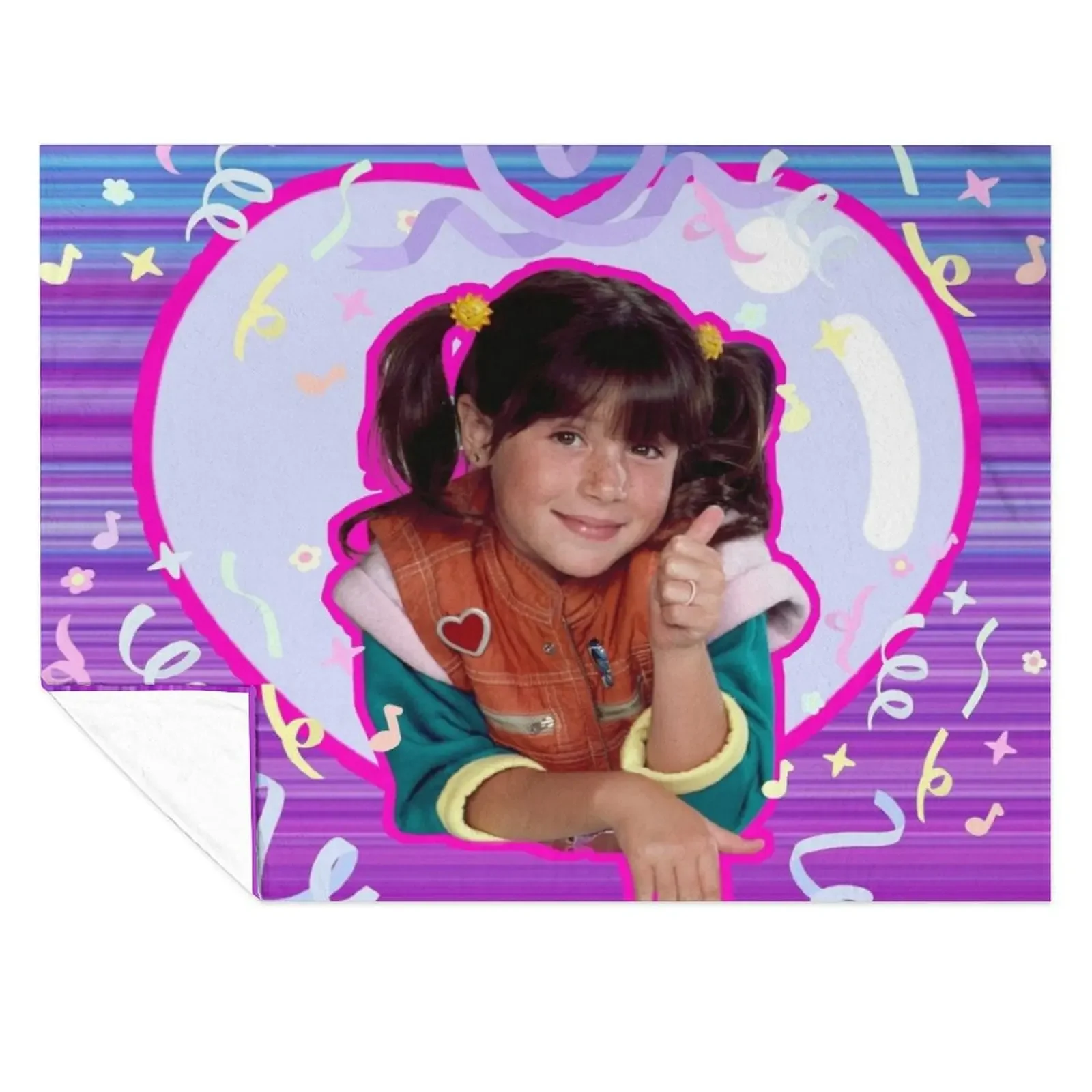 

80s aesthetic punky Brewster confetti Throw Blanket Luxury St Custom Luxury Thicken Luxury Brand Blankets