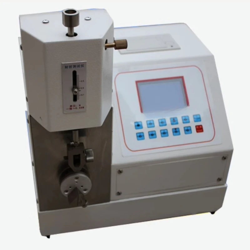 Paper bending strength tester, cardboard thin repeated bending resistance tester