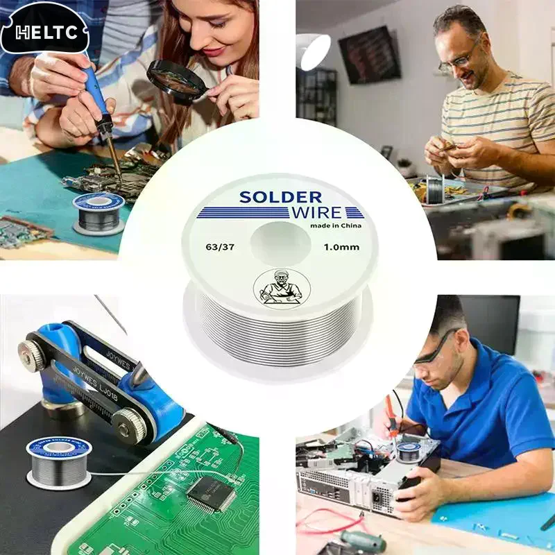 100/20g Solder Wire Tin Roll Clean Rosin Welding Core Soldering Wire Flux Reel Tube Low Temperature Easy Melt Solder Wire