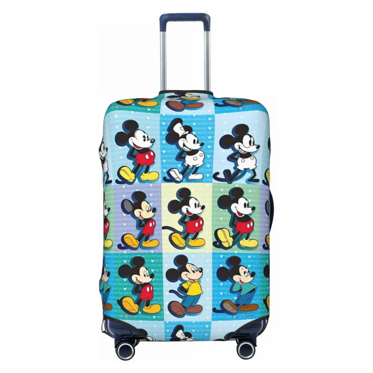 Funny Mickey Mouse Suitcase Cover Elastic Travel Protection Luggage Accesories Vacation