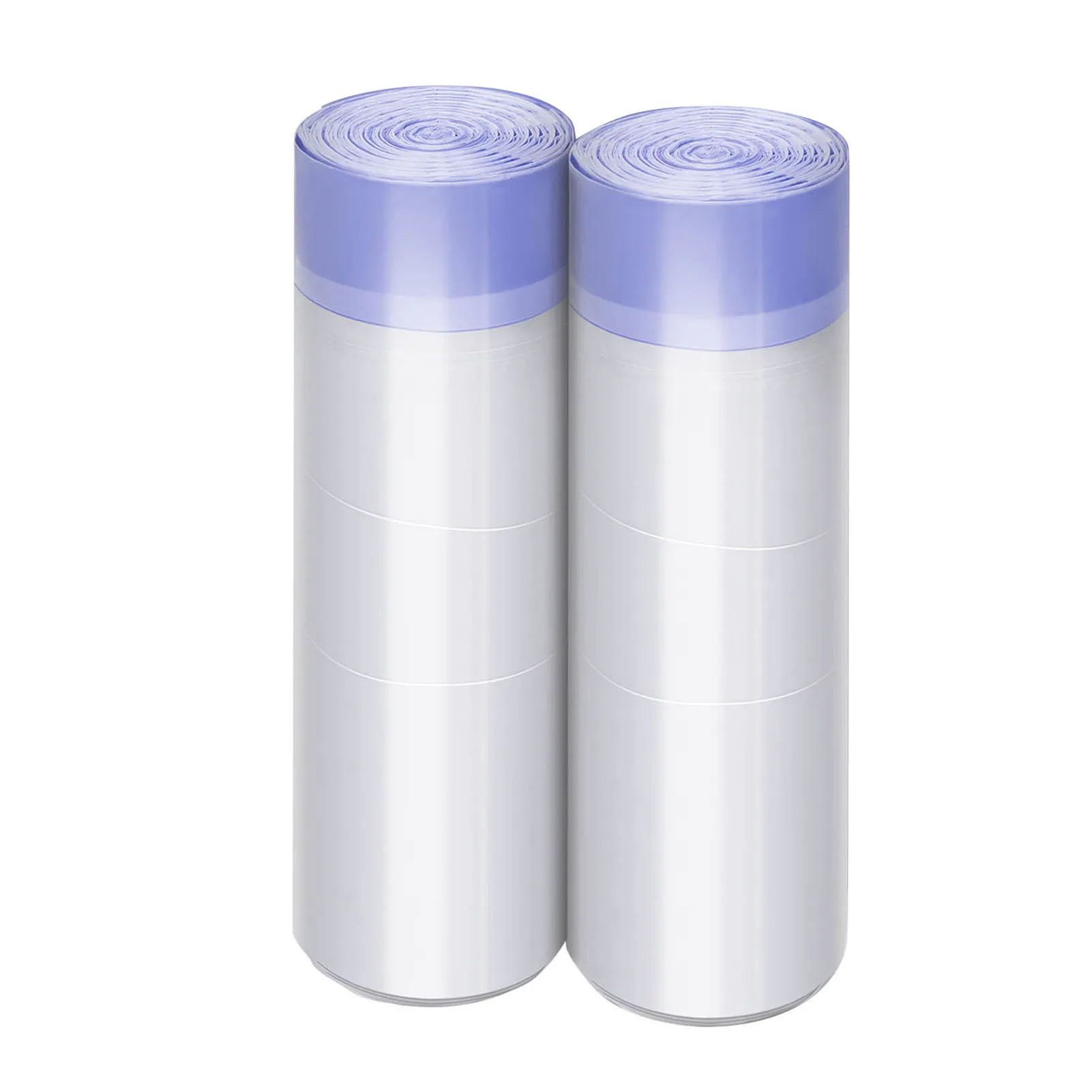 80Pcs Disposable Trash Bag 13 Gallon Drawstring Trash Bags Expandable Opening Garbage Bags Household Outdoor Cleaning Tools