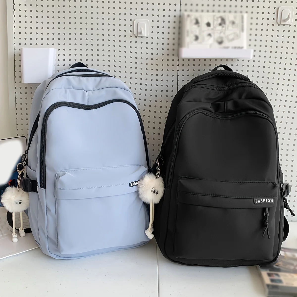 Casual backpack new large capacity multi-color k-style ins style work clothing backpack japanese style fashion versatile multi-compartment student