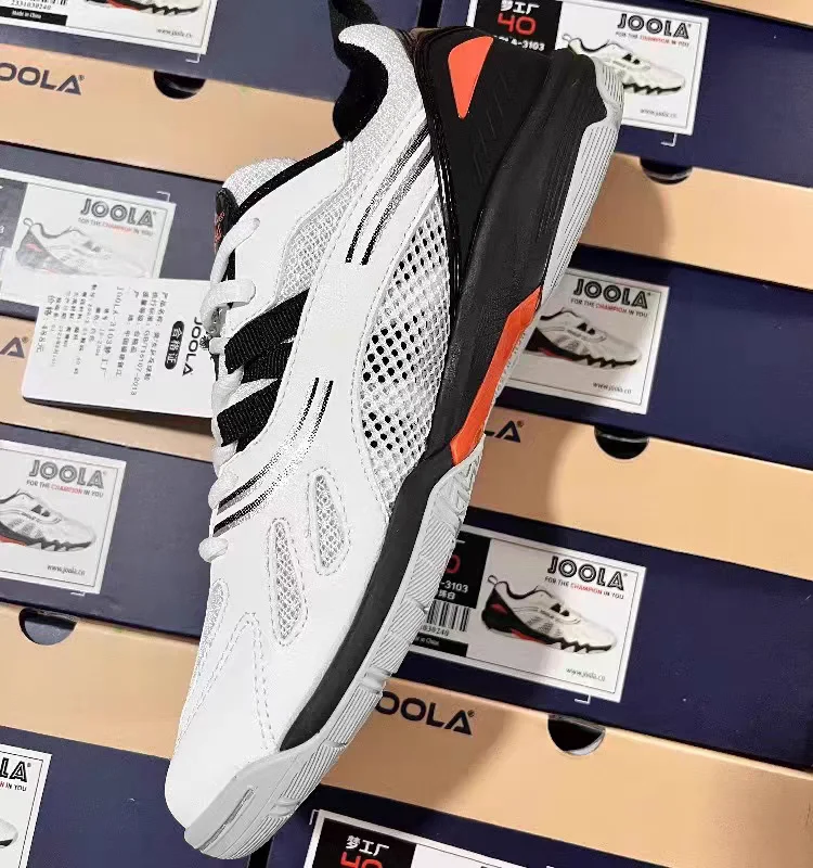 Professional Men's Tennis Shoes Shock Absorbing Running Sneakers Breathable Tennis Sneakers Comfortable Table Tennis Sneakers