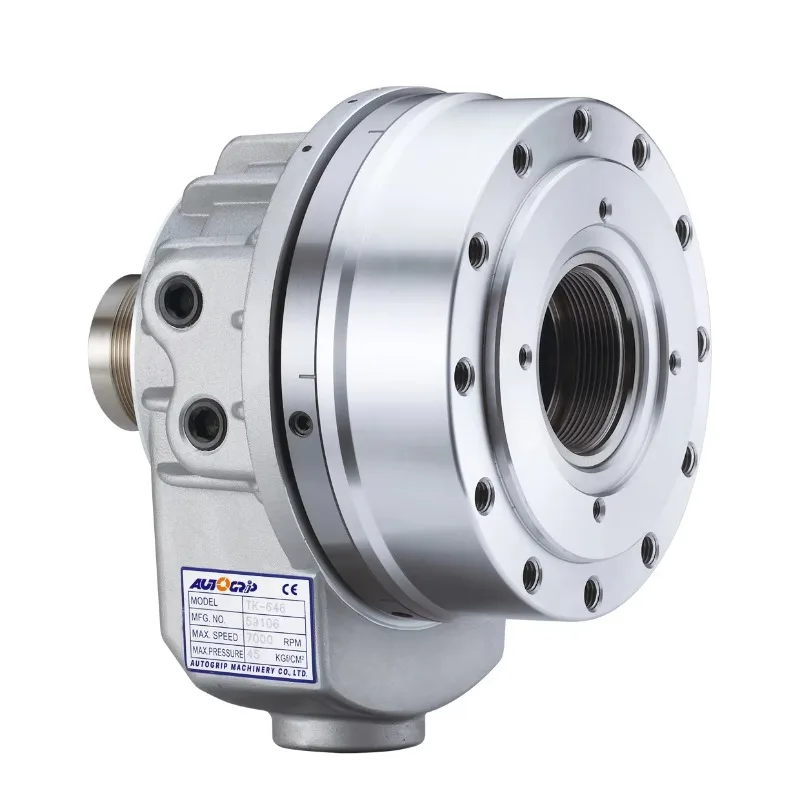 High speed through hole rotary hydraulic cylinder