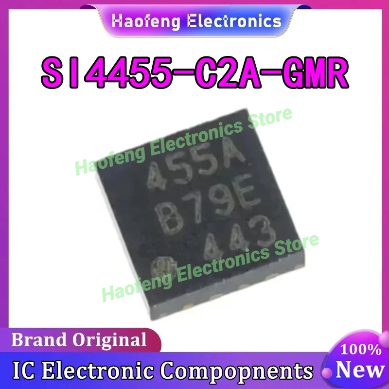 SI4455-C2A-GMR SI4455-C2A SI4455 SI445 455A IC RF TXRX VFQFN-20 100% nuevo Original en stock