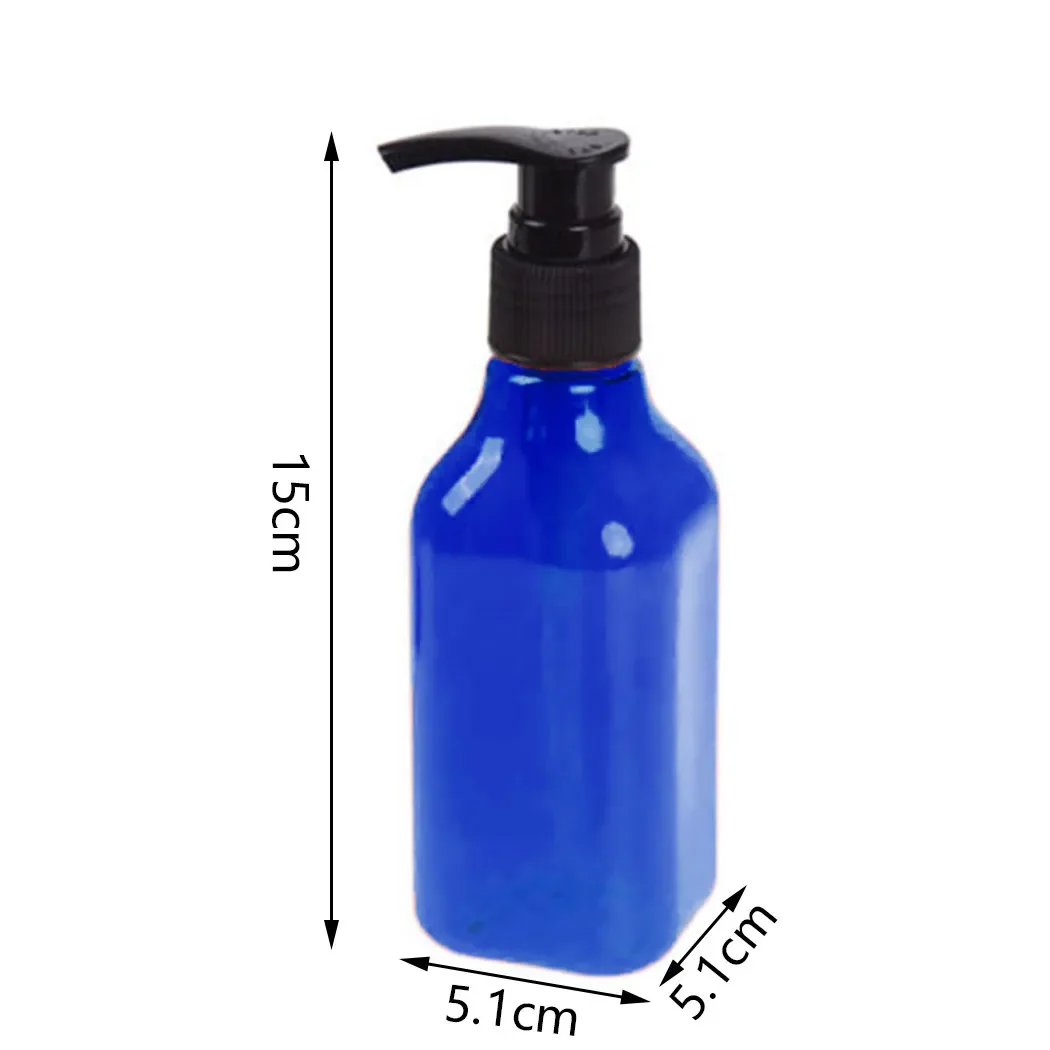 Soap Dispenser Lotion Bottle Shampoo Shower Gel With Pump 15*5.1*5.1cm 200ML Bathroom Hand Soap Bottle Brand New