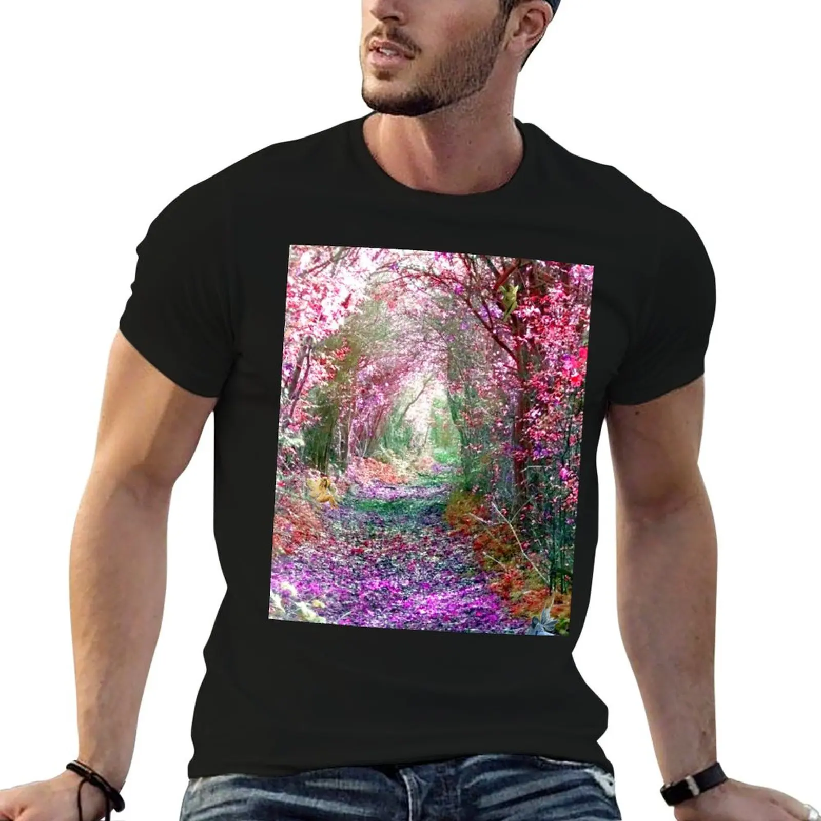 Secret Garden - Home of the Fairies T-Shirt oversized custom t shirt mens shirts graphic tee
