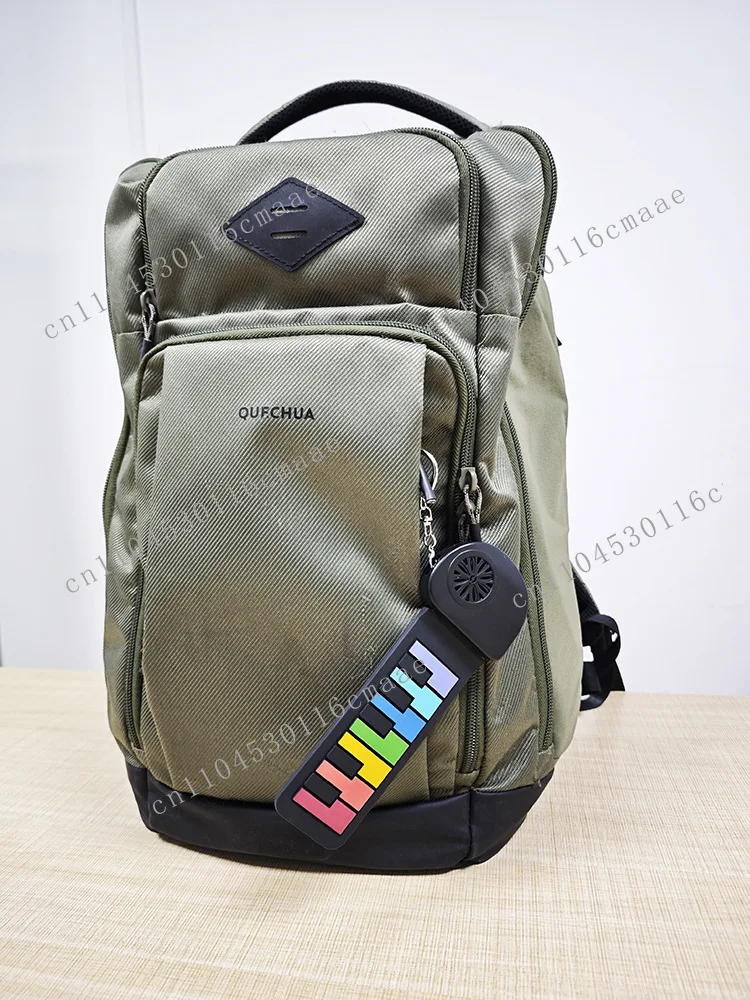 Rainbow Mini Guitar Hand Roll Tabletop Practice Musical Instrument Silicone Foldable Hand Clapper Drum Player Percussion Piano