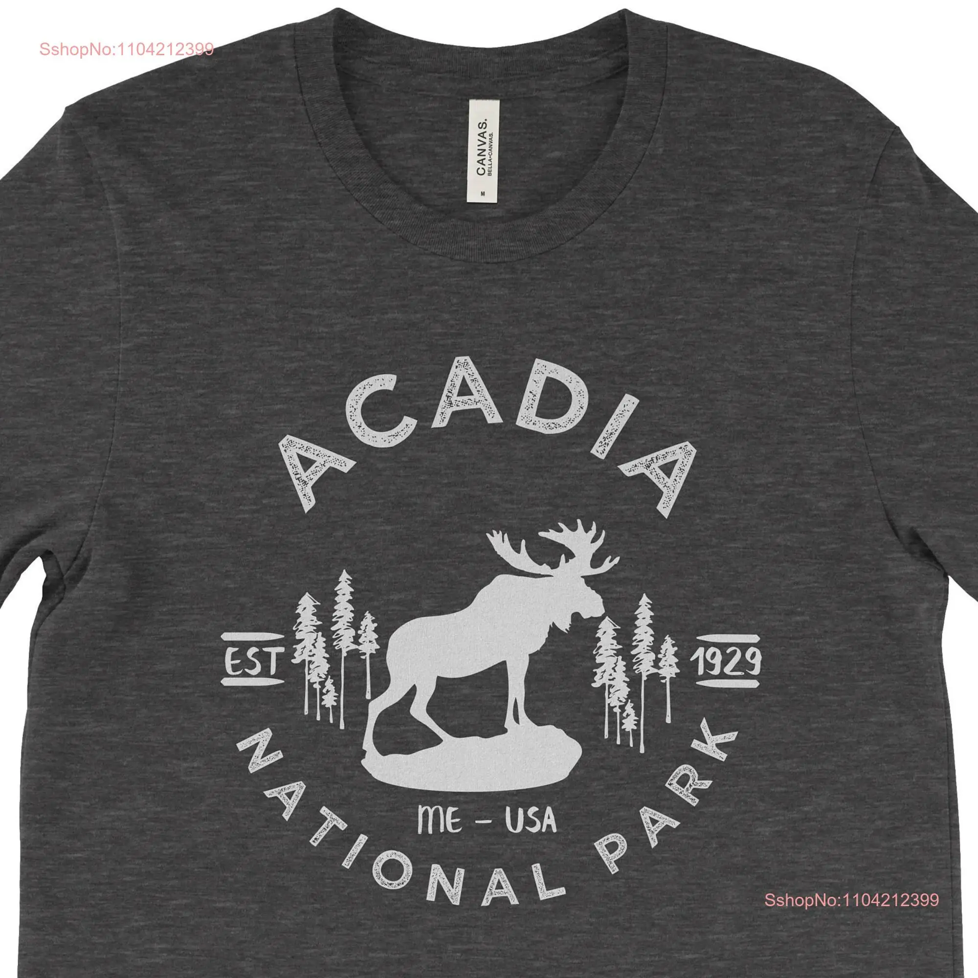 Acadia National Park Adventure T Shirt long or short sleeves