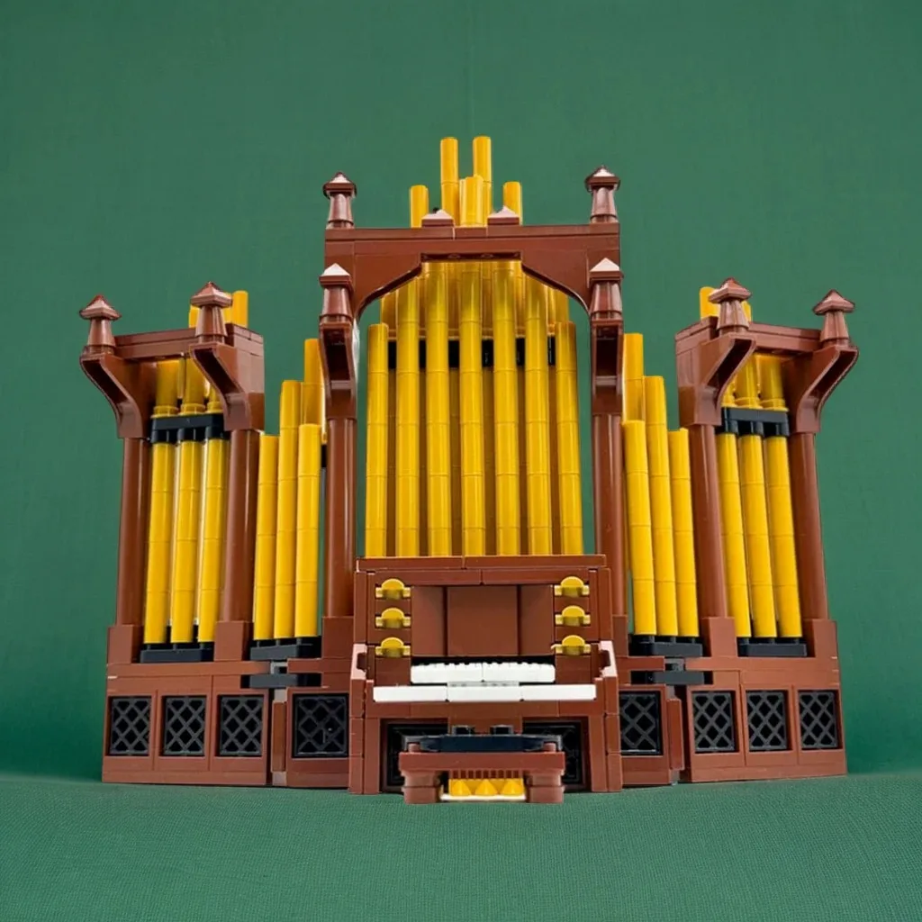 

526PCS MOC Creative Model Pipe Organ Custom Brickss Architecture DIY Assembly Display Home Decor Gift Collectible Decoration Set
