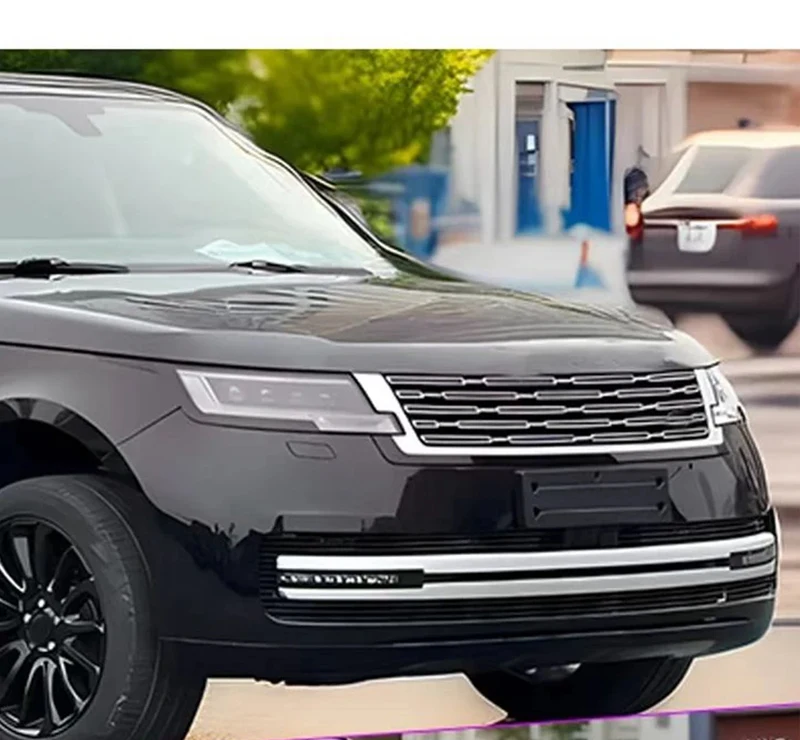 Car Front Lights For 2013-2023 Range Rover Executive headlight assemblies retrofitted with 24 LED matrix lens daily steering