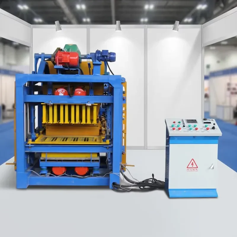Semi Automatic Interlocking Brick Making Machine QTJ4-28 Hollow Concrete Block Machine