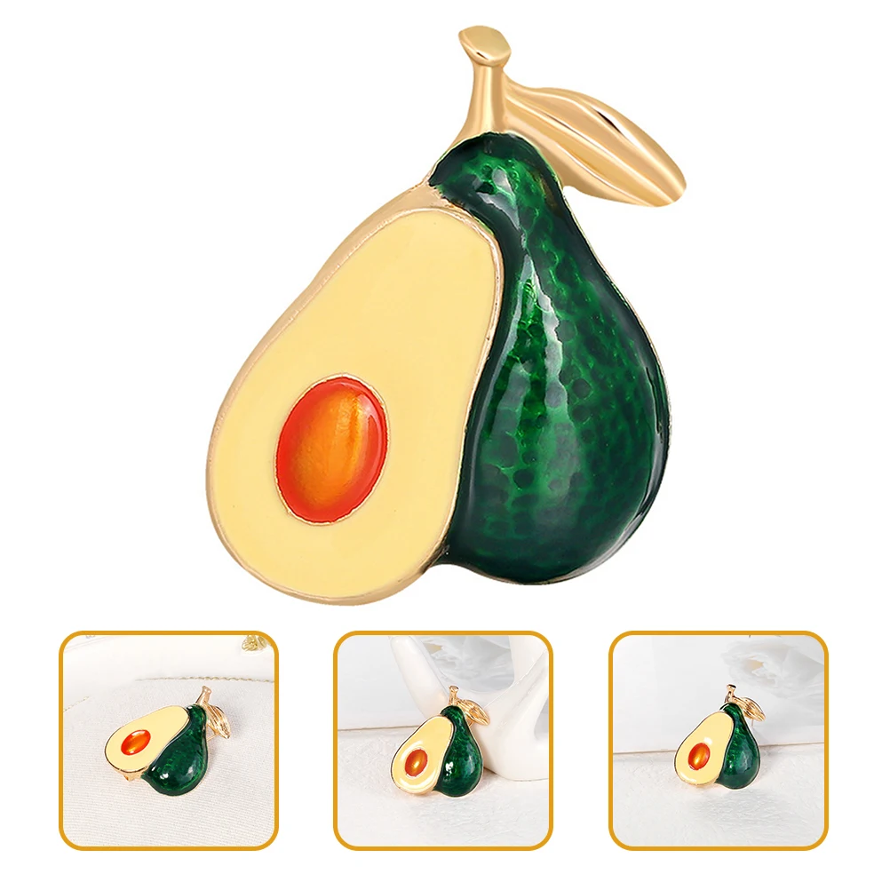 

Avocado Brooch Alloy Fruit Badge For Women Fashion Jewelry Lapel Pin Decorative Pin For Clothes Hats Bags Sweater Scarf