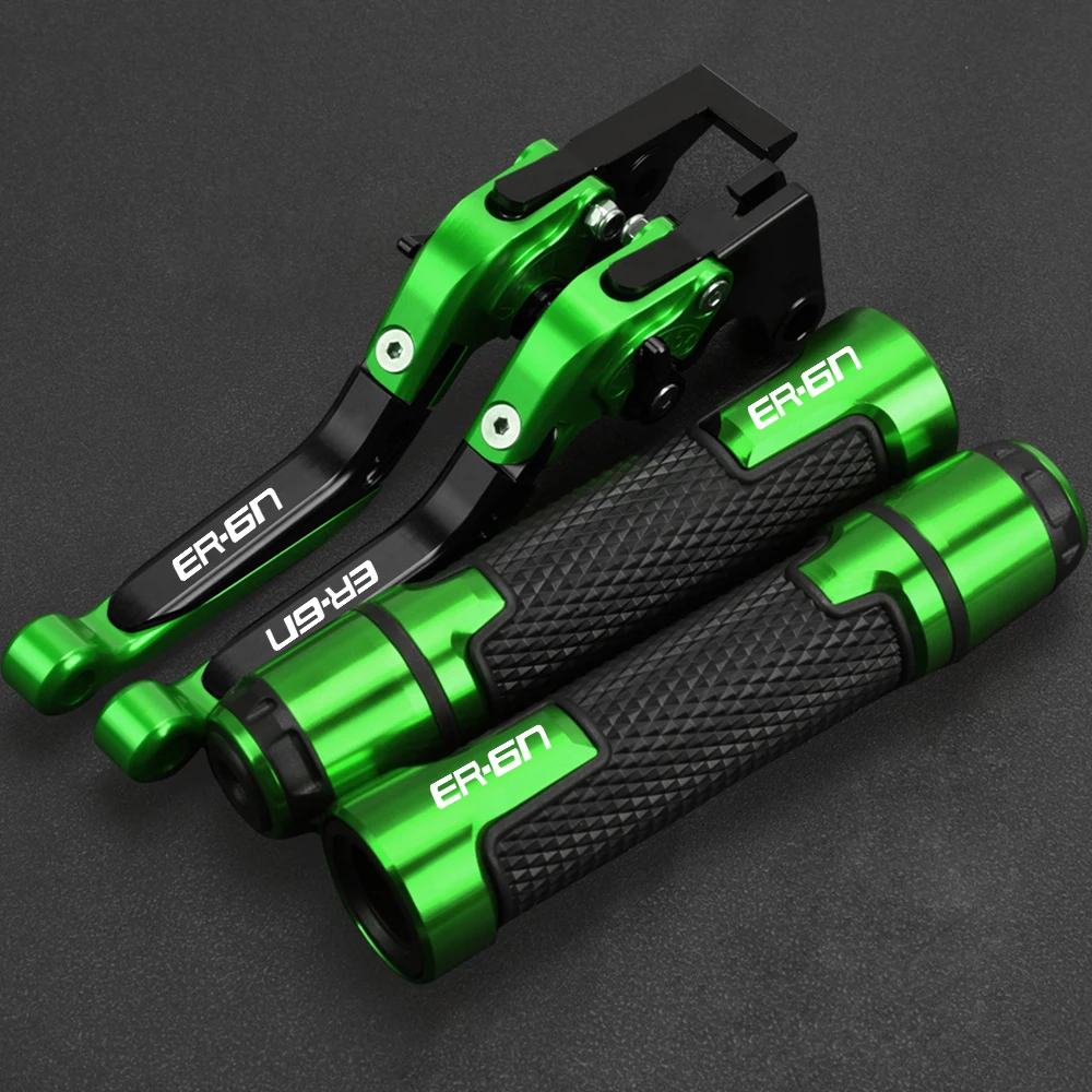 

For Kawasaki ER6N ER-6N ER 6N 2009 2010 2011 2012 2013 2014 2015 2016 Motorcycle Accessories Brake Clutch Levers Handlebar Grips