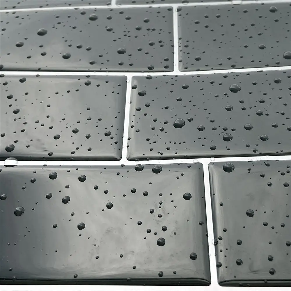 Durable DIY Wall Sticker Waterproof Removable Wallpaper 3D Subway Tile Wall Art Kitchen