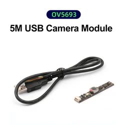 Auto Focus Camera Module 5MP 2K CMOS OV5693 High Speed 30fps 67Degree 62*9mm Mini USB Webcam For Industrial Video UVC Camera