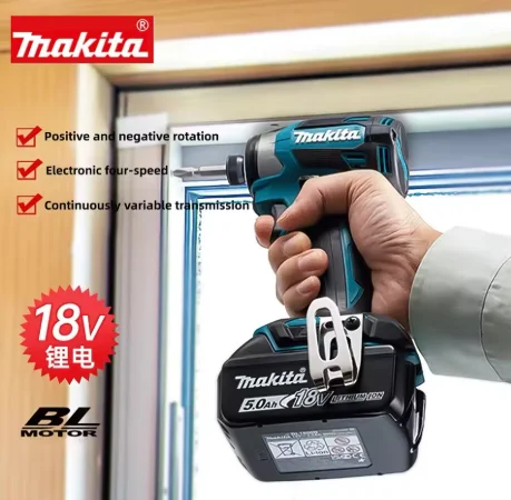 Makita DTD173 18V LXT Cordless Brushless Impact Driver Electric Drill Screwdriver with LED Light for Home Improvement