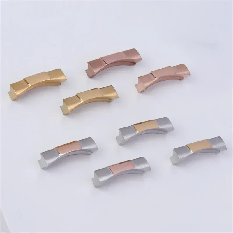 20 19 21mm Arc Interface Connection Strap Accessories for Rolex Black Green Water Ghost Submariner Waterproof Solid End Link