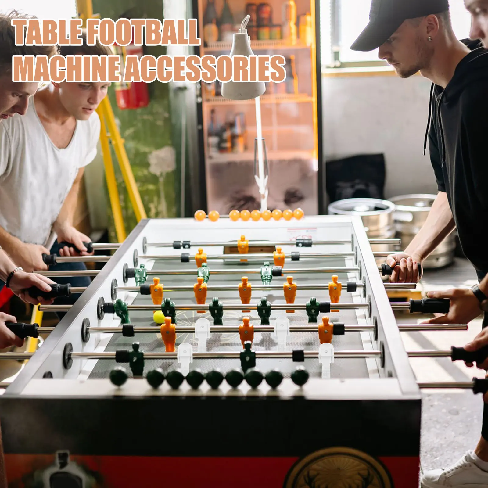 4pcs Foosball Men Replacement Tables Soccer Player Statue Foosball Guys Robotic Man Soccer Accessories Mini Football Machine