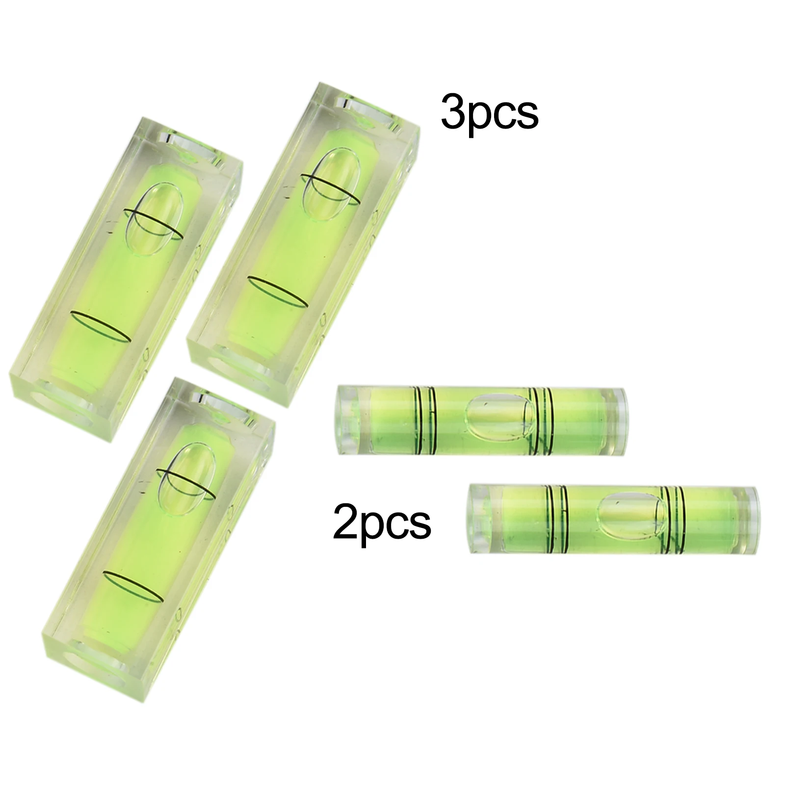 3pcs Square Levelers 2pcs Cylindrical Levelers Versatile Set For Precise Measurements Displaying Storing Household Tools