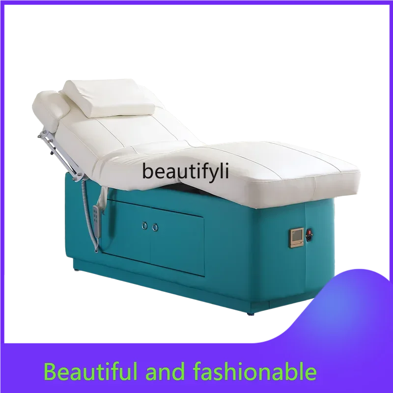 

xzElectric Beauty Bed Latex Massage Massage Bed Multifunctional Heating Physiotherapy Bed