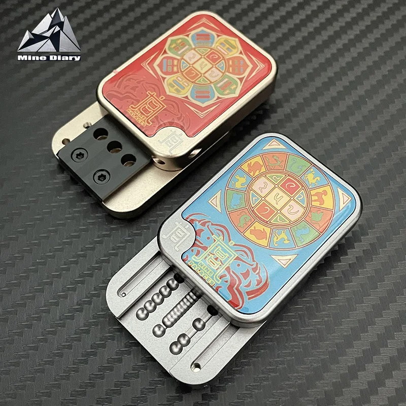 Grille des neuf palais en alliage d'aluminium, Fidget Spinner, curseur mécanique, jouets, accessoires de bureau