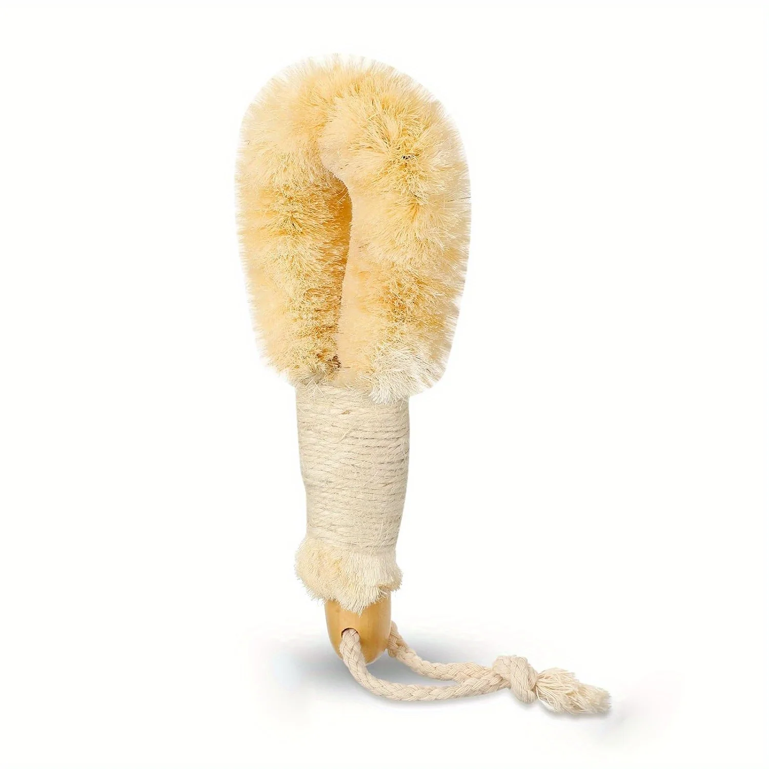 ألياف فرشاة السيزال للجلد الجاف والجسم لتحسين الدورة الدموية وتقشير الجلد وتقليل السيلوليت وأدوات العناية والاستحمام والاستحمام