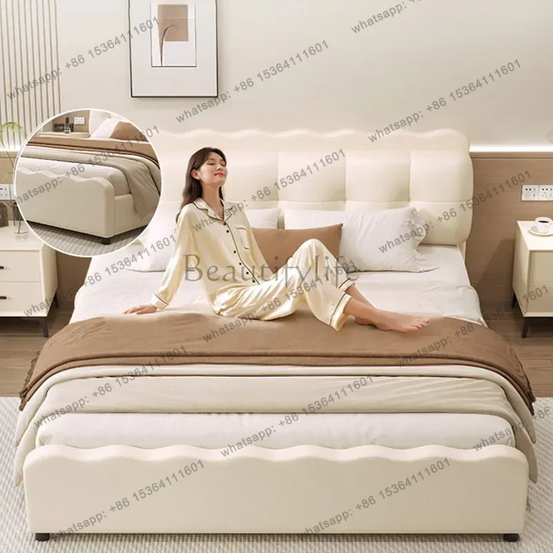 ld Floor Bedroom Bed   Luxury   Double Modern Girls Wooden Sleeping Bed Princess Letto Matrimoniale Trendy Furniture