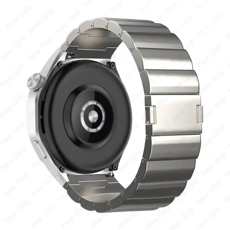 Samsung Watch用マグネティックストラップ,Huawei Watch gt3pro用デラックスチタンブレスレット,gt4 46mm,究極の4 4pro, 46mm, 3 45mm
