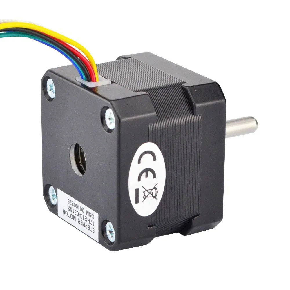Nema 17 Stepper Motor Unipolar 6 Wires 1.8 Degree 15.8Ncm(22.4oz.in) 0.31A for 3D Printer CNC Robot