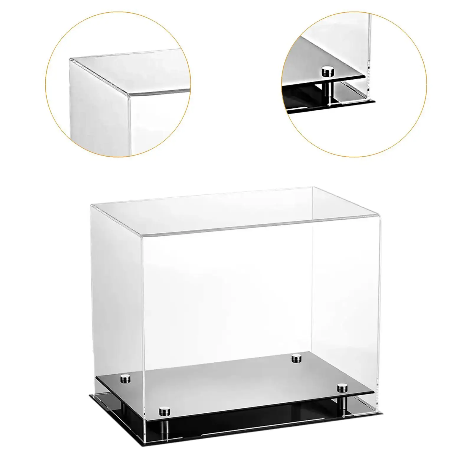 حقيبة عرض قفاز الملاكمة، حامل شفاف للتذكارات والتخزين في المكتب أو المنزل #5