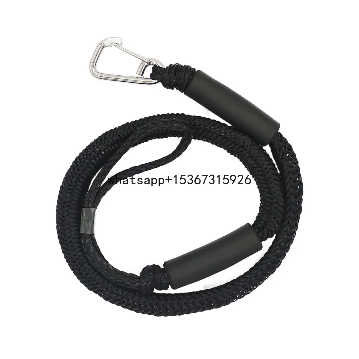 Boat Ropes Docking Line Mooring Rope with Stainless Steel Clip Accessories for Kayak Watercraft Jet Ski Pontoon Canoe Power Boat