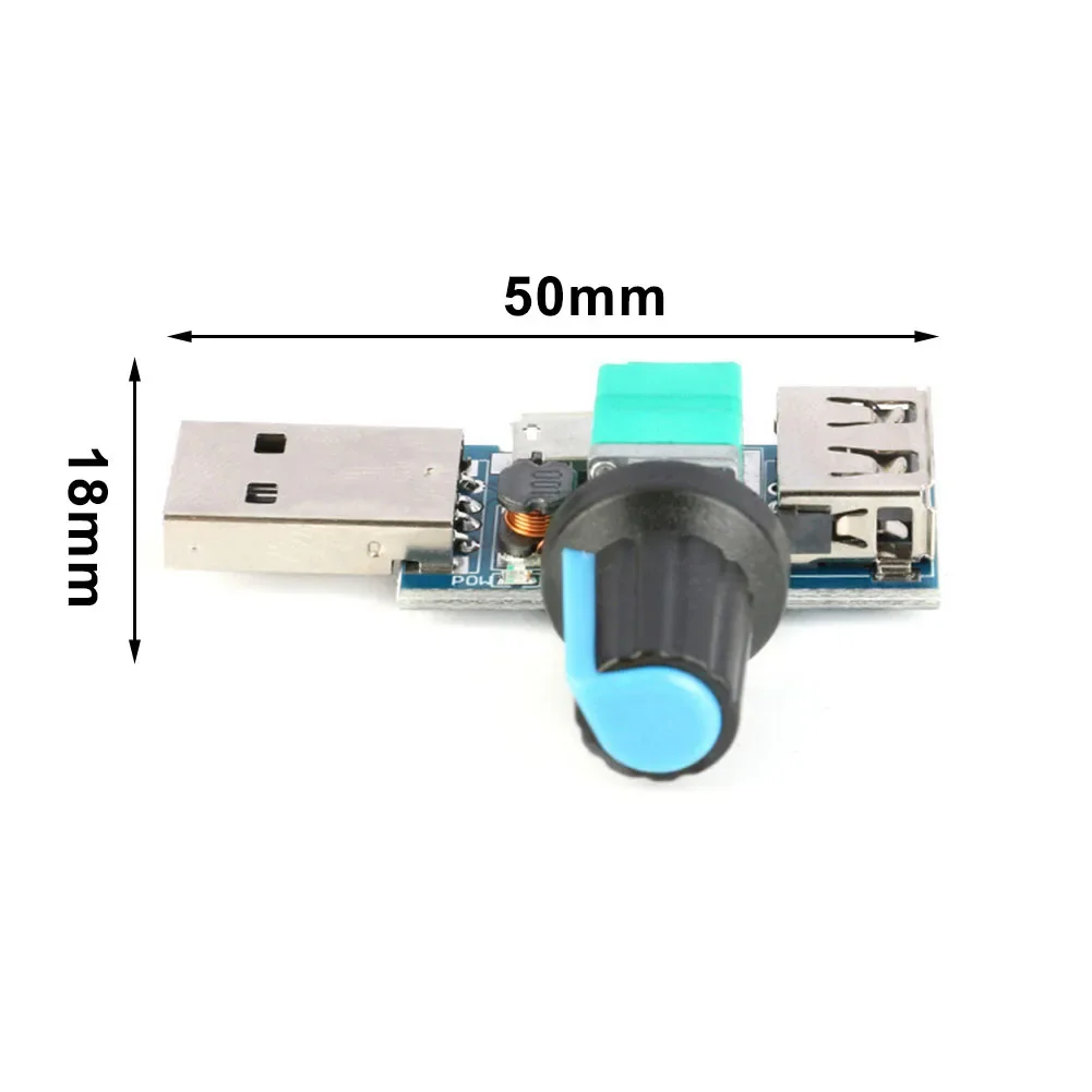 

For USB Fan Speed Regulator Module 5W for Adjustable Airflow Control DC 2 5V to 8 0V Compatible with For USB Fans