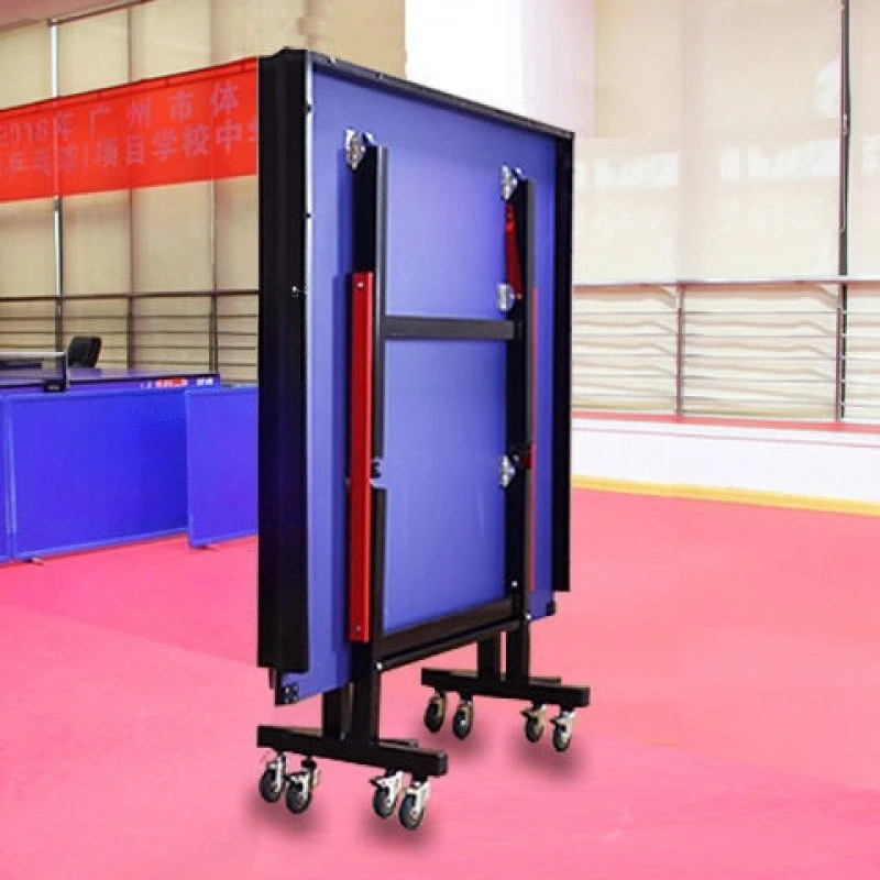 

Table tennis Indoor household foldable Standard wheel movable game simple table case