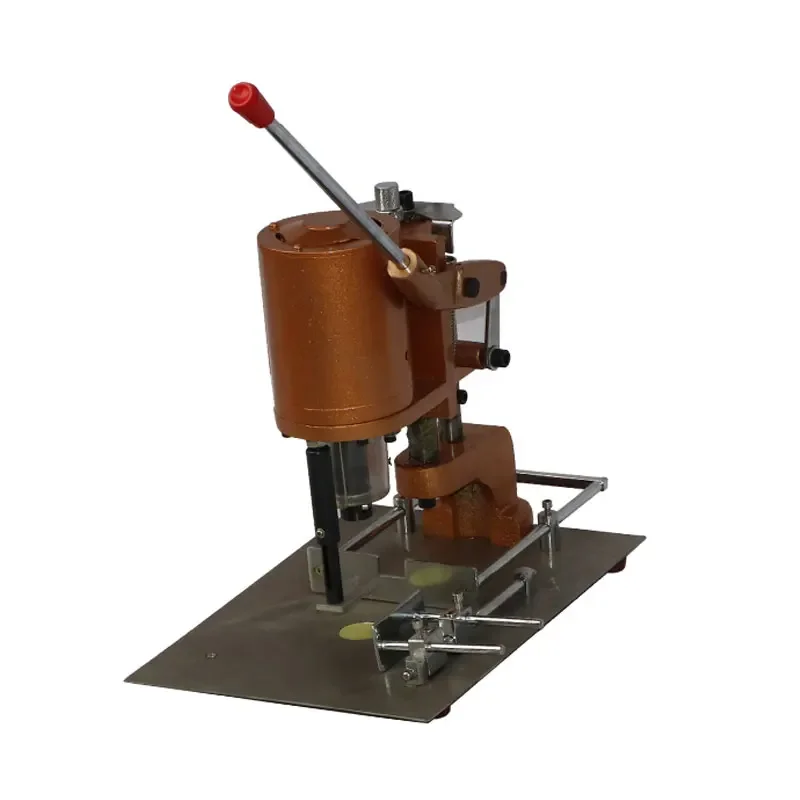 Upgrade Electric Punching Machine Single Head Plastic Bag Punching Machine Cloth Punching Machine Manual Album Recipe Hollow Dri