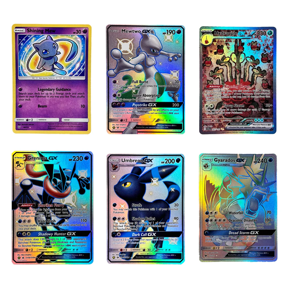 

Holographic Game Trading Collection PTCG Proxy Cards Greninja Umbreon GX Singl PKM Foil Cards hydrapple EX Scarlet & Violet