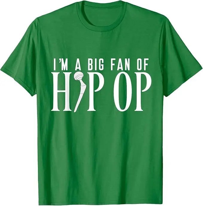 Lustiges Hüftersatz-T-Shirt mit Humoristischem Witz über Hüftoperation, Y2k Personalisiertes Sarkastisches Spruch-T-Shirt, Kurzarm, Weiche Baumwolle – Detail 13