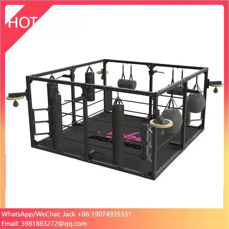 2022 New Style Sandbag Mini Portable 4X4 Boxing Ring Punching Bag Boxing Training Equipment