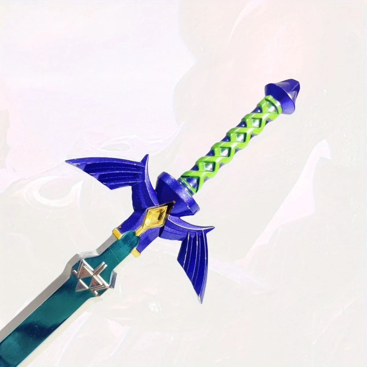 11.8inch Blue Sword Metal Katana Sword Original Samurai Sabre Ninja Knife Japanese Katana Sabre Cosplay Accessories Prop Toy