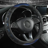 Protector para volante de coche Gran agarre con diseño antideslizante de panal 3D, universal 14,5-15 pulgadas